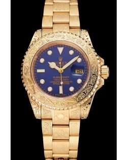 Rolex Submariner 1454089 Superclone Blue Dial Gold Plated