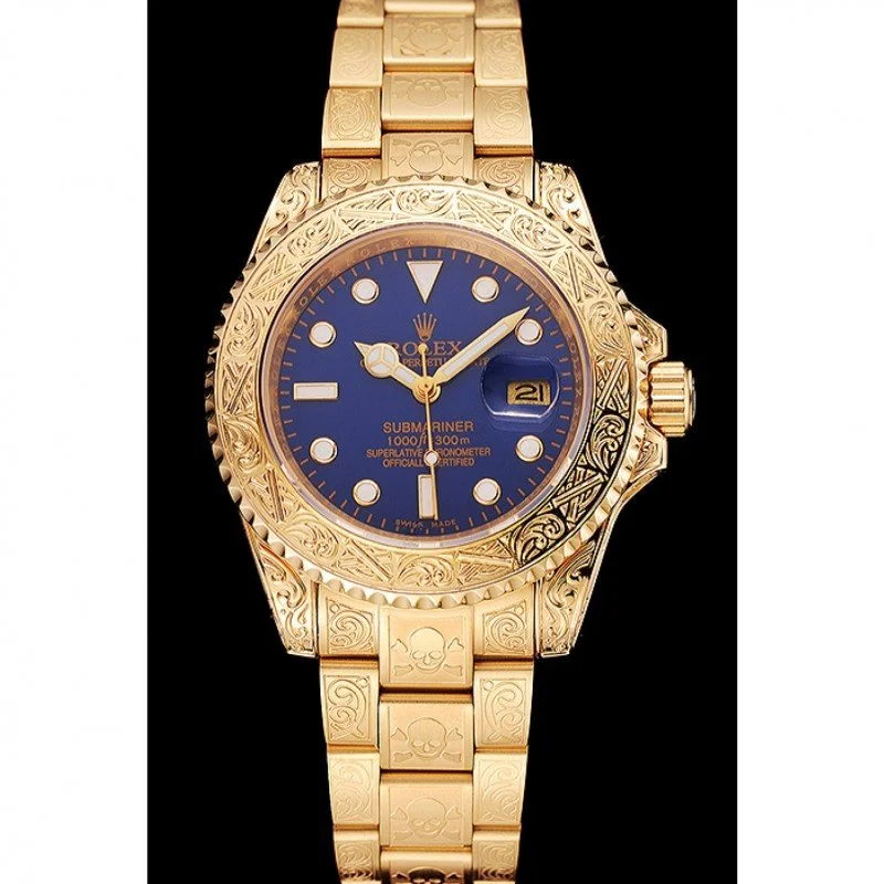Rolex Submariner 1454089 Superclone Blue Dial Gold Plated Rolex Submariner 1454089 Superclone Blue Dial Gold Plated