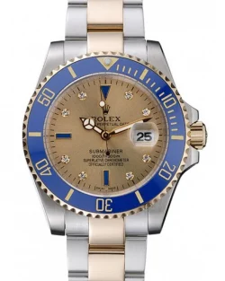 Rolex Submariner 42mm Gold Dial RL55 Replica Edition
