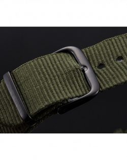 Rolex Submariner 621990 Replica 41mm Black Dial Olive Strap10