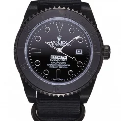 Rolex Submariner 621996 Replica Black Dial Nylon Strap