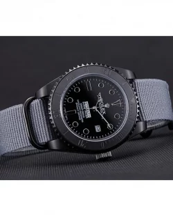 Rolex Submariner 621996 Replica Black Dial Nylon Strap