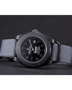 Rolex Submariner 621996 Replica Black Dial Nylon Strap