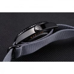 Rolex Submariner 621996 Replica Black Dial Nylon Strap