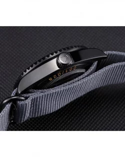 Rolex Submariner 621996 Replica Black Dial Nylon Strap