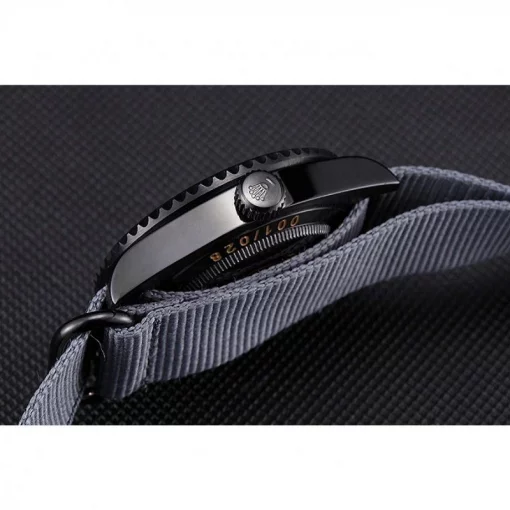 Rolex Submariner 621996 Replica Black Dial Nylon Strap