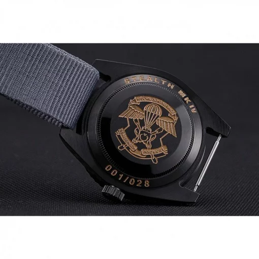 Rolex Submariner 621996 Replica Black Dial Nylon Strap
