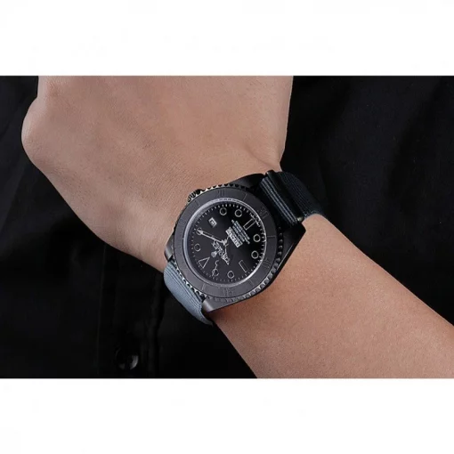 Rolex Submariner 621996 Replica Black Dial Nylon Strap