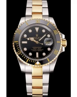 Rolex Submariner PR16233BG Superclone Black Dial Two-Tone