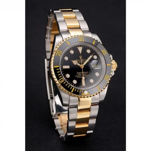 Rolex Submariner PR16233BG Superclone Black Dial Two-Tone