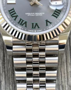 Rolex Datejust 41 DJ41 Wimbledon Dial on Jubilee 126334 E2 80 93 2022 Watch Vault 04 2048x2048