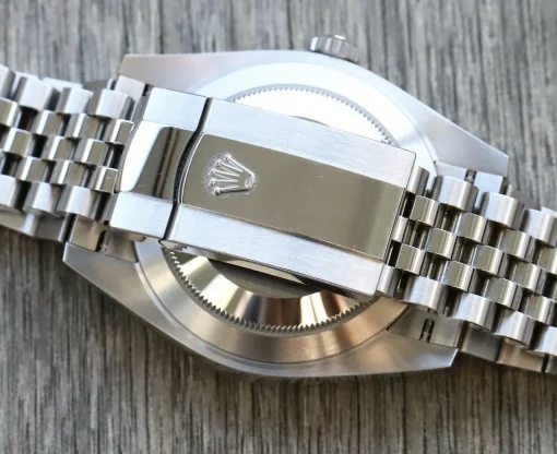 Rolex Datejust 126334 Superclone Rhodium Dial 41mm “Wimbledon” Flutted / Jubilee