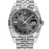 Rolex Datejust 126300 Superclone Rhodium Dial 41mm “Wimbledon” Oyster