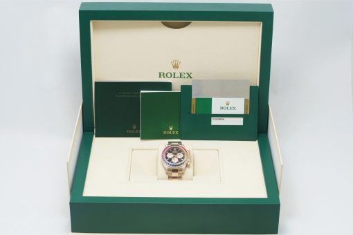 Rolex Cosmograph Daytona 116595RBOW Rainbow Bezel Black Dial