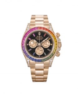 Rolex Cosmograph Daytona 116595RBOW Rainbow Bezel Black Dial