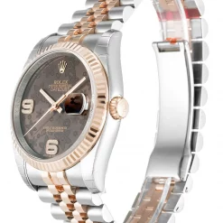 Rolex Datejust 116231 Chocolate Floral Dial