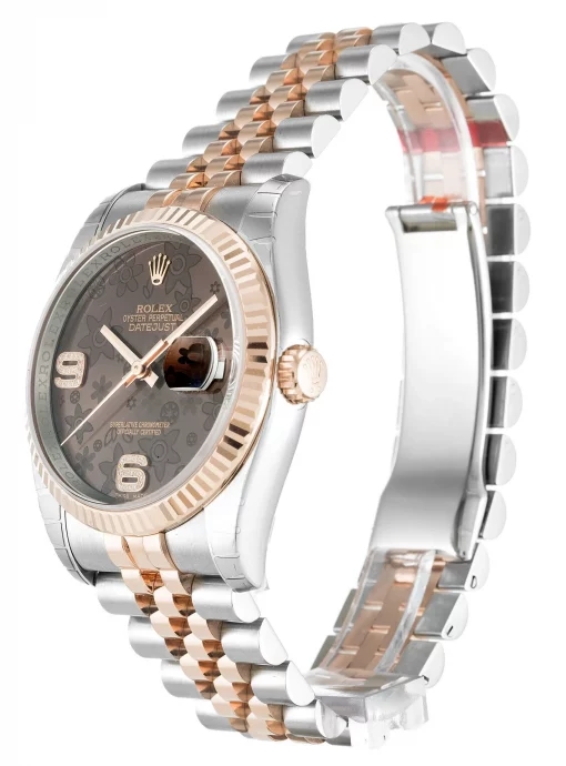 Rolex Datejust 116231 Chocolate Floral Dial