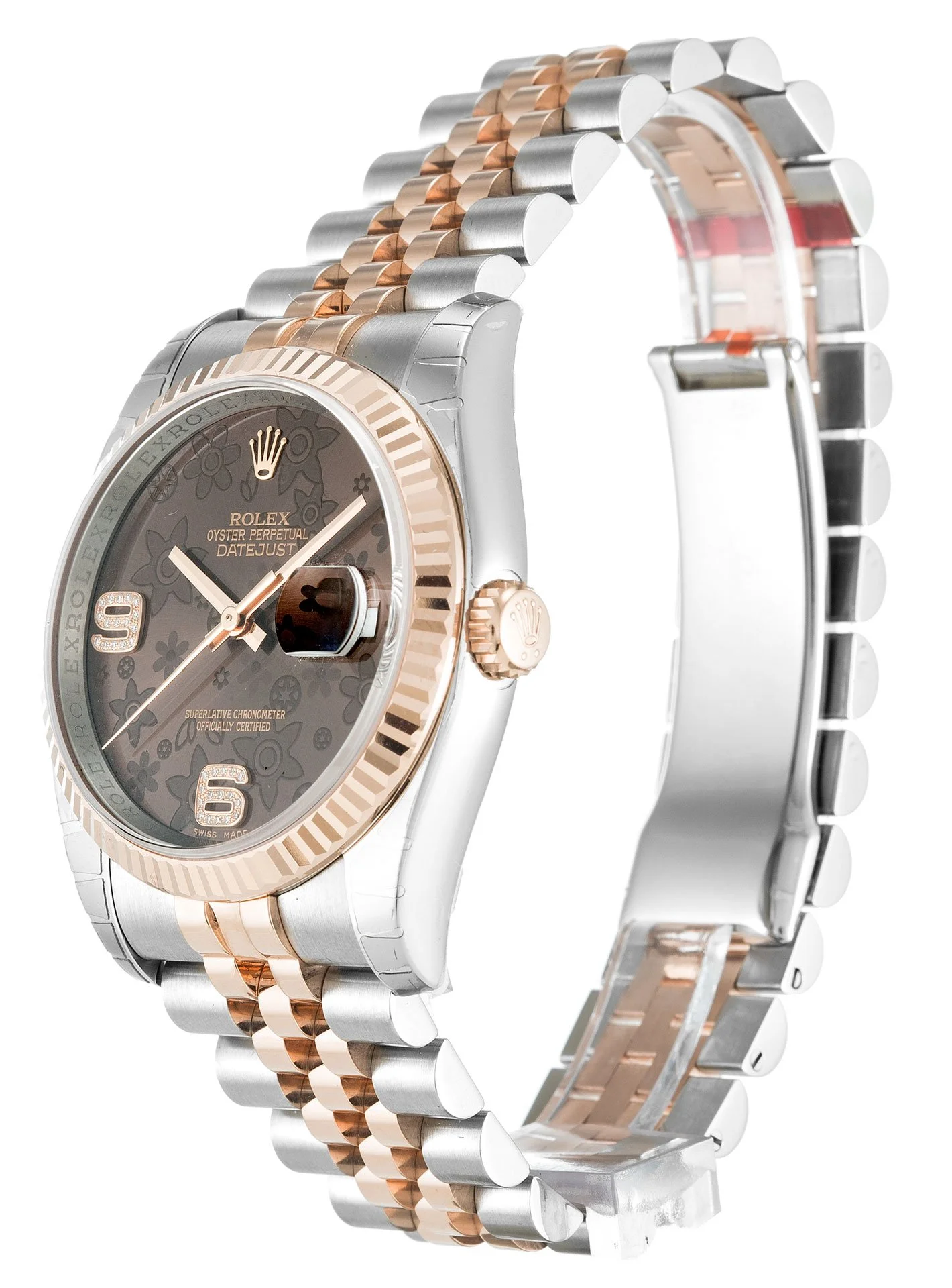 Rolex Datejust 116231 Chocolate Floral Dial Rolex Datejust 116231 Chocolate Floral Dial
