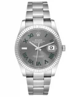 Rolex Datejust 126334 Rhodium Dial Wimbledon Oyster Bracelet
