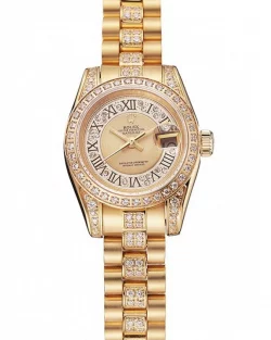 Rolex Datejust 1453953 Gold Dial Two-Tone Mini