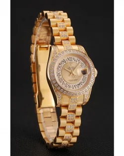 Rolex Datejust 1453953 Gold Dial Two-Tone Mini