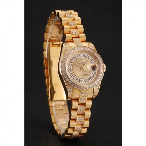Rolex Datejust 1453953 Gold Dial Two-Tone Mini