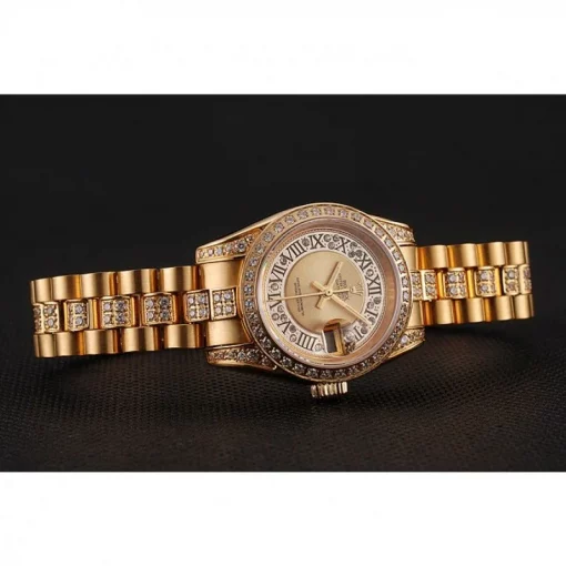 Rolex Datejust 1453953 Gold Dial Two-Tone Mini
