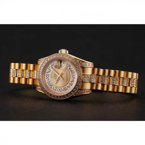 Rolex Datejust 1453953 Gold Dial Two-Tone Mini