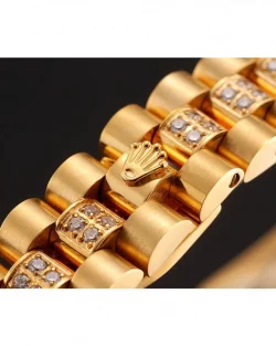 Rolex Datejust 1453953 Gold Dial Two Tone Mini