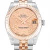 Rolex Datejust 116200 Brown Floral Dial