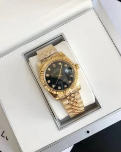 Rolex Datejust 36/28mm Black Diamond Dial 126235RG