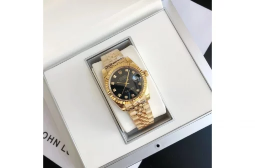 Rolex Datejust 36/28mm Black Diamond Dial 126235RG