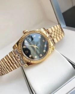 Rolex Datejust 36/28mm Black Diamond Dial 126235RG