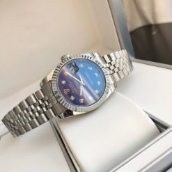 Rolex Datejust 36/28mm Blue Diamond Dial 116200