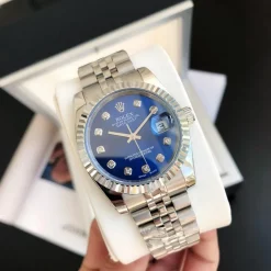 Rolex Datejust 36/28mm Blue Diamond Dial 116200