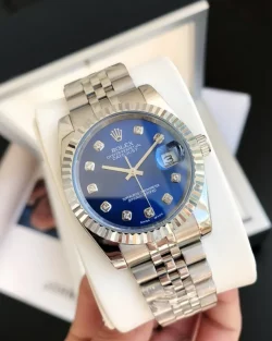 Rolex Datejust 36/28mm Blue Diamond Dial 116200