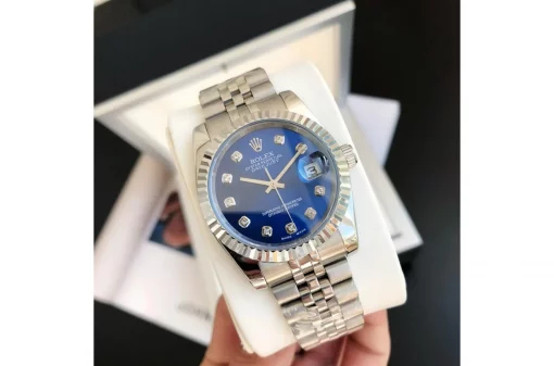 Rolex Datejust 36/28mm Blue Diamond Dial 116200