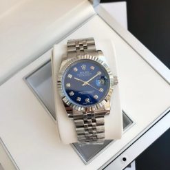Rolex Datejust 36/28mm Blue Diamond Dial 116200