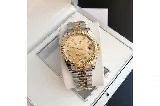 Rolex Datejust 36/28mm Gold Diamond Dial 126231