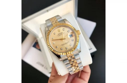 Rolex Datejust 36/28mm Gold Diamond Dial 126231