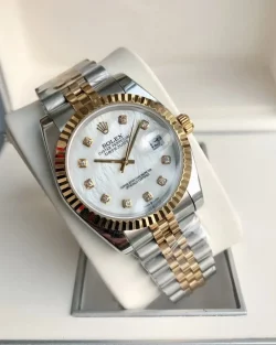 Rolex Datejust 36/28mm White Diamond Dial 126231RG