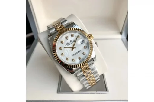 Rolex Datejust 36/28mm White Diamond Dial 126231RG