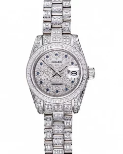 Rolex Datejust 622022 Silver Dial Diamond Set 26mm