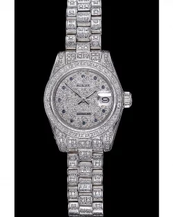 Rolex Datejust 622022 Silver Dial Diamond Set 26mm