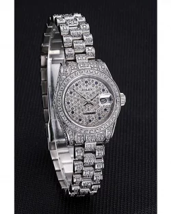 Rolex Datejust 622022 Silver Dial Diamond Set 26mm