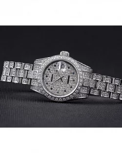 Rolex Datejust 622022 Silver Dial Diamond Set 26mm
