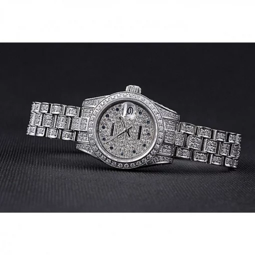 Rolex Datejust 622022 Silver Dial Diamond Set 26mm