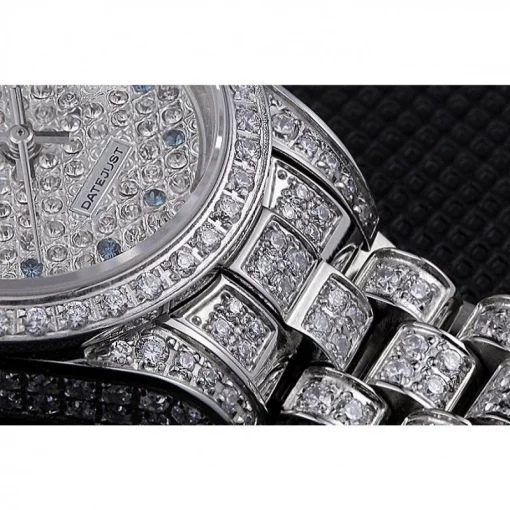 Rolex Datejust 622022 Silver Dial Diamond Set 26mm