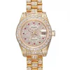 Rolex Datejust REP016818 Gold Dial Brown Leather 38mm