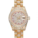 Rolex Datejust 622024 White Dial Diamond Gold 26mm
